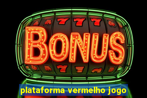 plataforma vermelho jogo